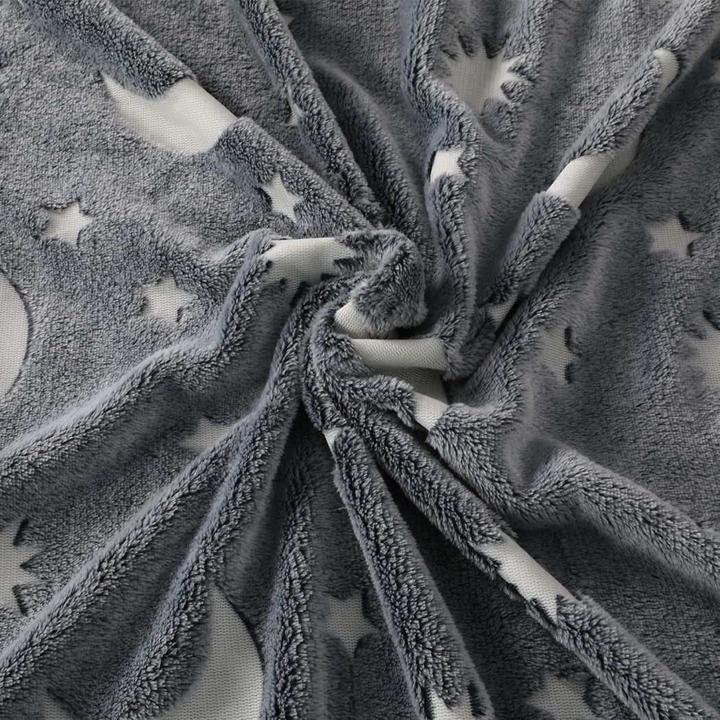 Blanket Soft Warm Large Sofa Flannel Glow in the Dark L/M