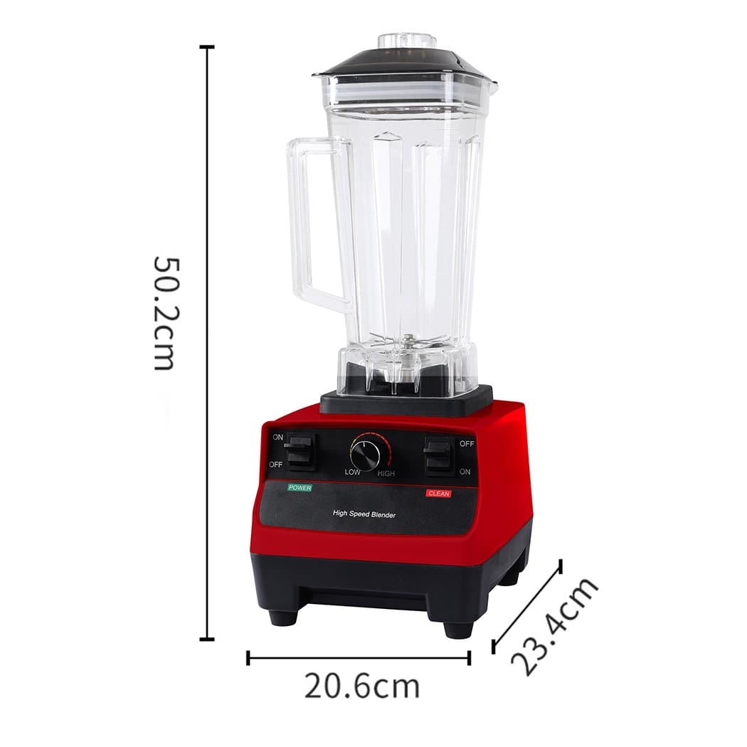 home appliances Blender Mixer Food Processor Juicer Maker Red 2L