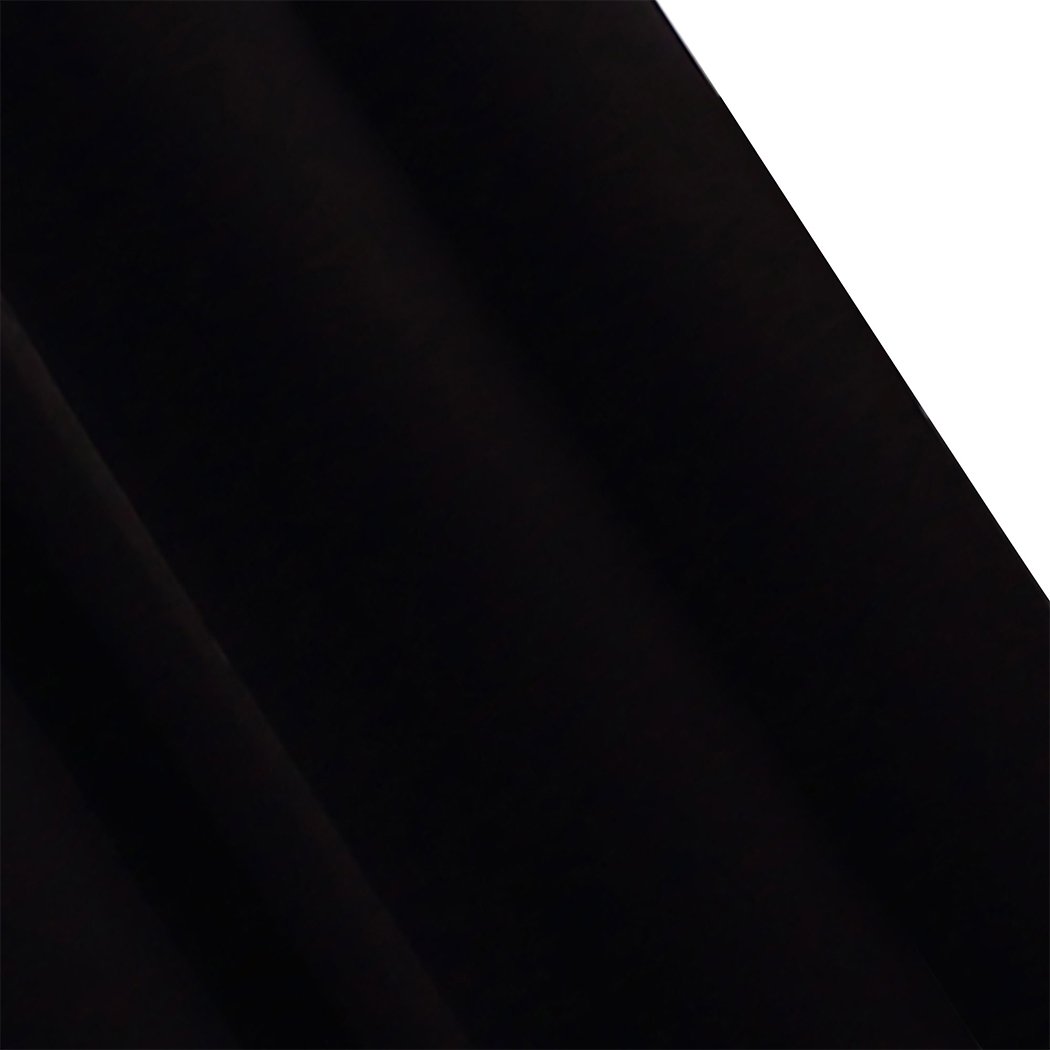 living room Blockout Curtain Blackout Curtains Eyelet Room 102x160cm Black