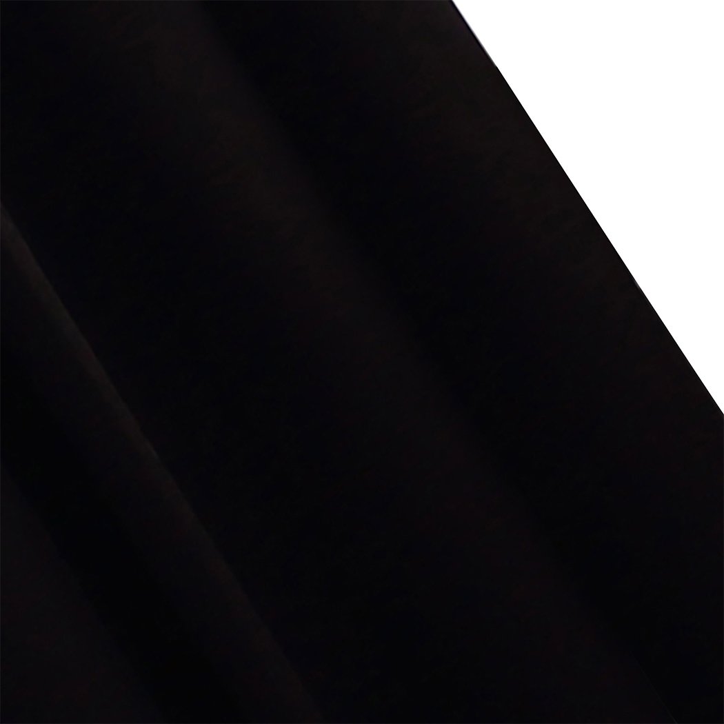 living room Blockout Curtain Blackout Curtains Eyelet Room 102x213cm Black