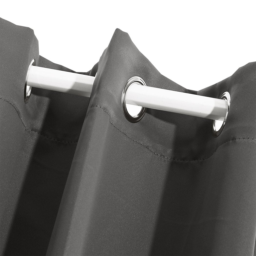living room Blockout Curtain Blackout Curtains Eyelet Room 102x241cm Charcoal
