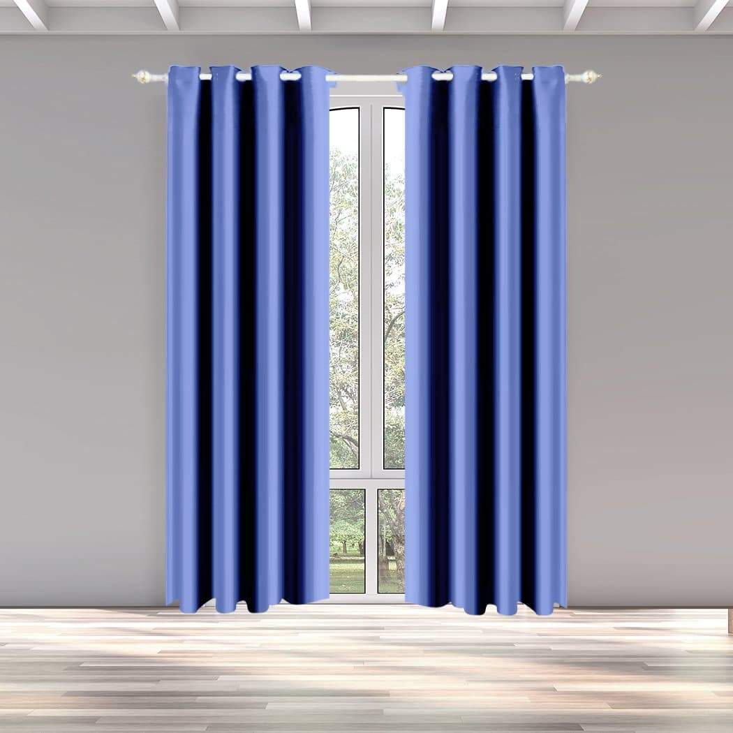 living room Blockout Eyelet Curtain Room Darkening 140X213Cm Navy Blue