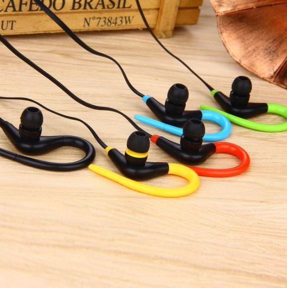 electronics Bluetooth Earphones Ear Hook Yellow