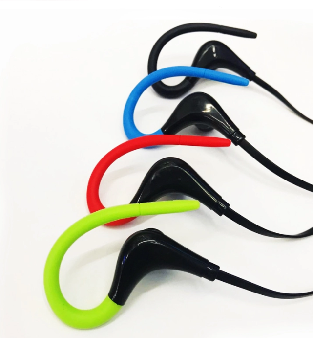 electronics Bluetooth Earphones Ear Hook Yellow