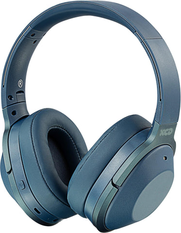 Bluetooth over-ear fashion headphones (blue)