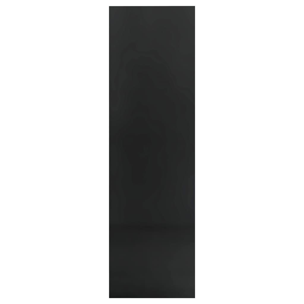 Book Cabinet High Gloss Black 97.5x29.5x100 cm Chipboard