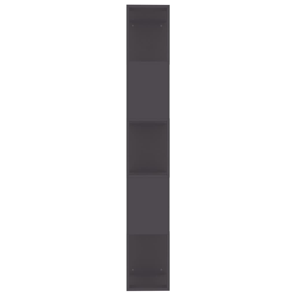 Book Cabinet/Room Divider Grey 45x24x159 cm Chipboard