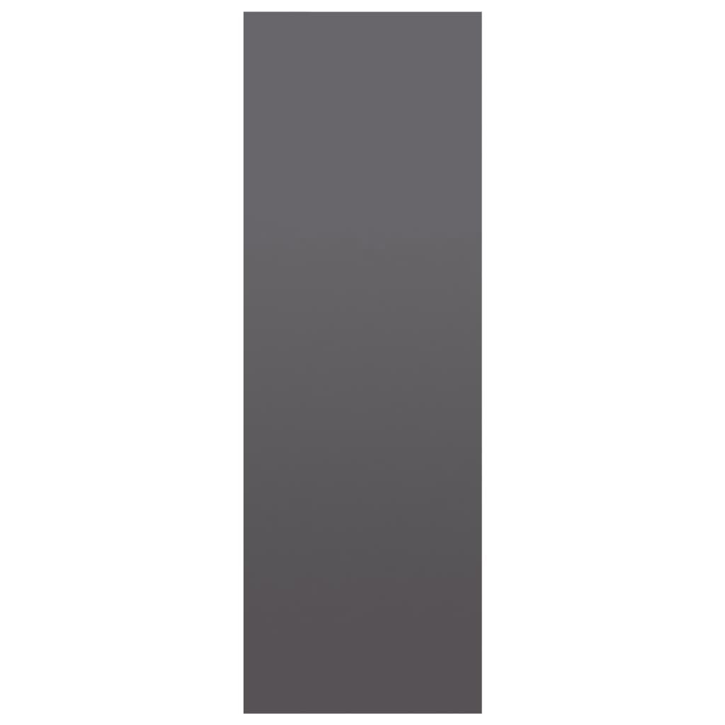Book Cabinet/Sideboard High Gloss Grey 66x30x97.8 cm Chipboard