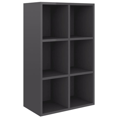 Book Cabinet/Sideboard High Gloss Grey