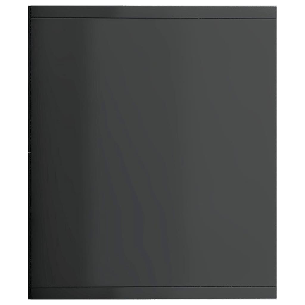 Book Cabinet/TV Cabinet High Gloss Grey 143x30x36 cm