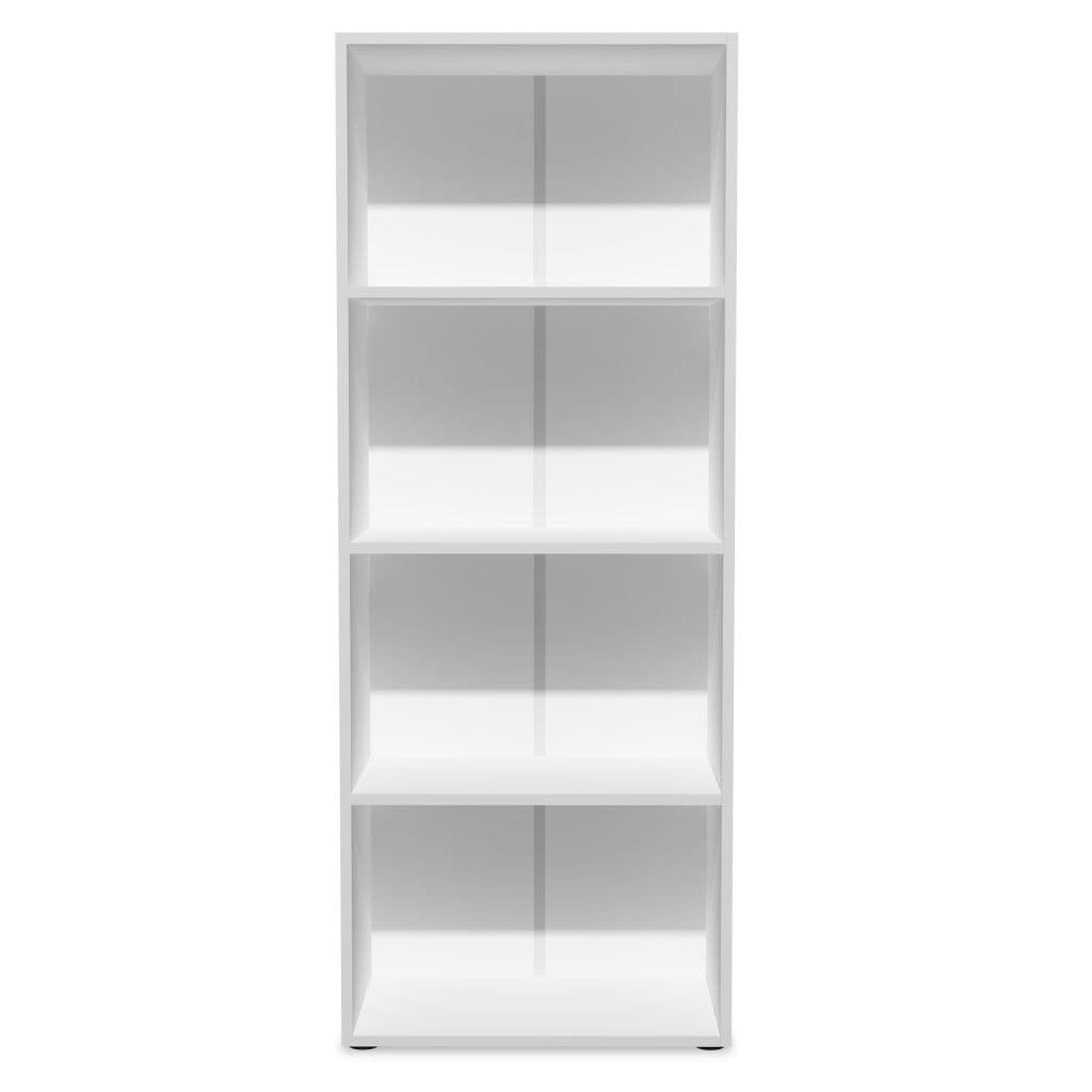 Bookshelf Chipboard 60x31x155 cm white
