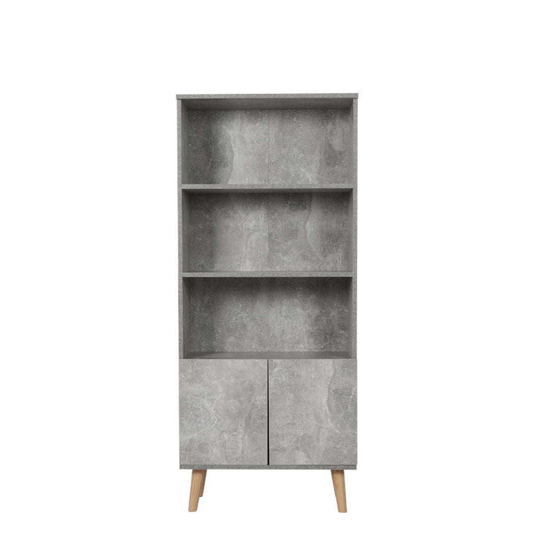 Bookshelf Storage Cabinet Industrial Bookcase Open Shelves