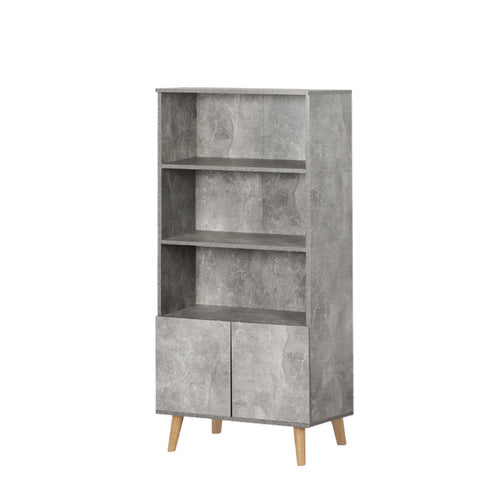 Bookshelf Storage Cabinet Industrial Bookcase Open Shelves