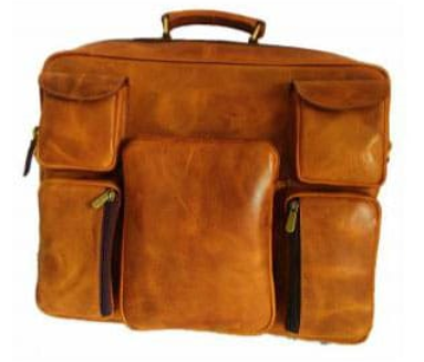 50% Bosski Leather Messenger Bag