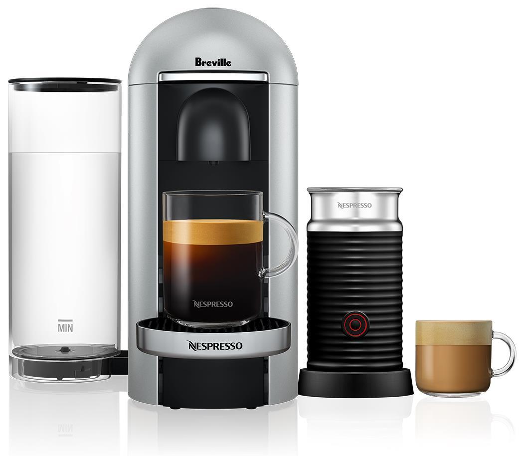 Breville nespresso aeroccino3 milk frother (silver)