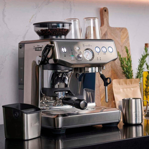 Breville The Barista Express Impress Manual Coffee Machine (S/Less Steel)