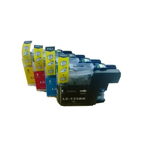 printer BROTHER LC133 Compatible Inkjet Cartridge Set 4 Ink Cartridges