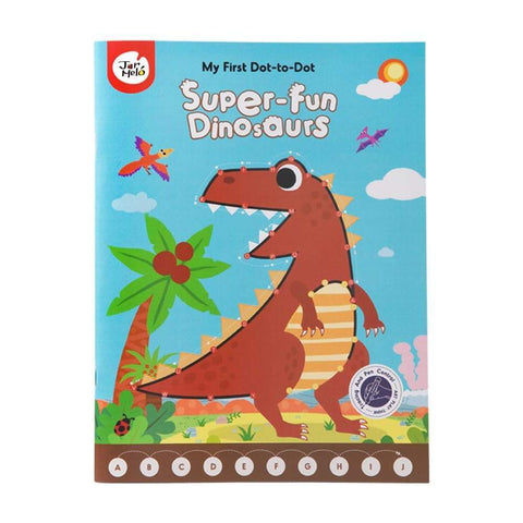 Bulk 3 Dot-To-Dot Dinosaurs/Colouring/Drawing Books