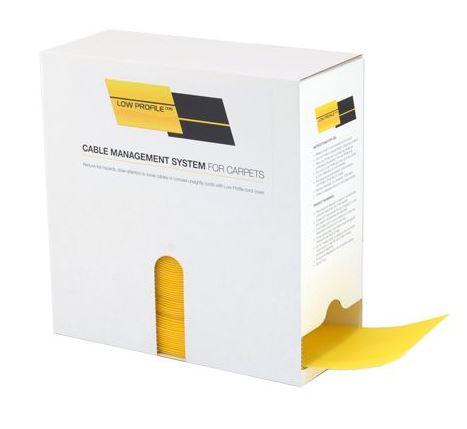 Cable Cover for Carpet -Yellow