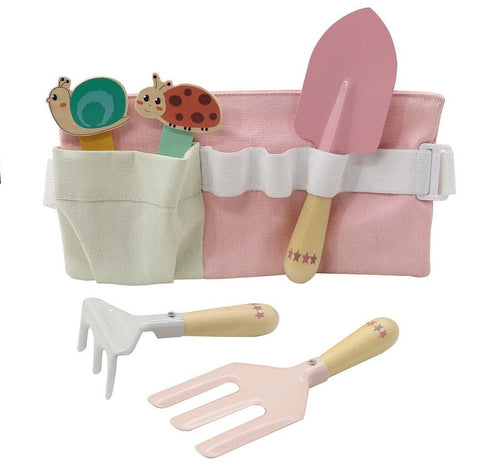 Calm & Breezy Kids Garden Tool Belt Pink