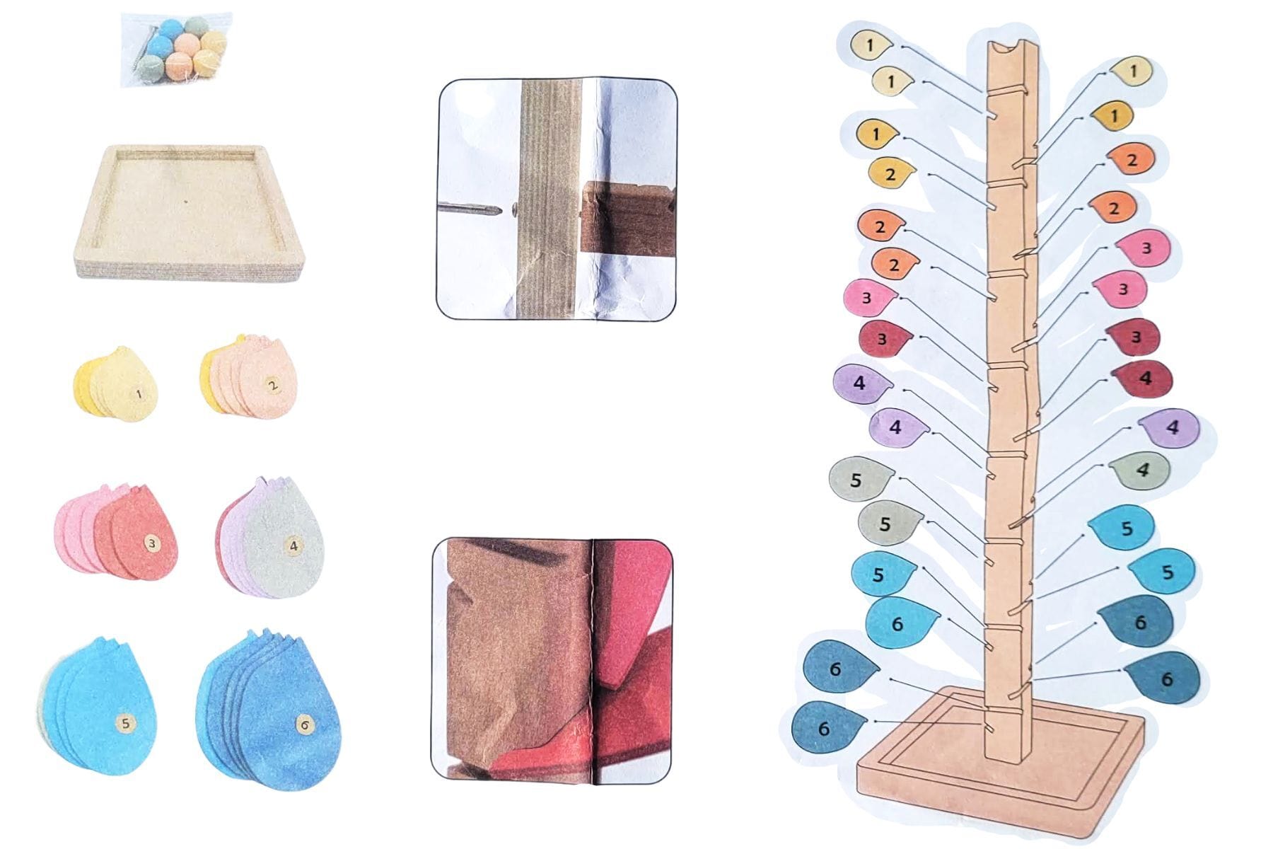 Calm & Breezy Marble Run Sound Tree Pastel