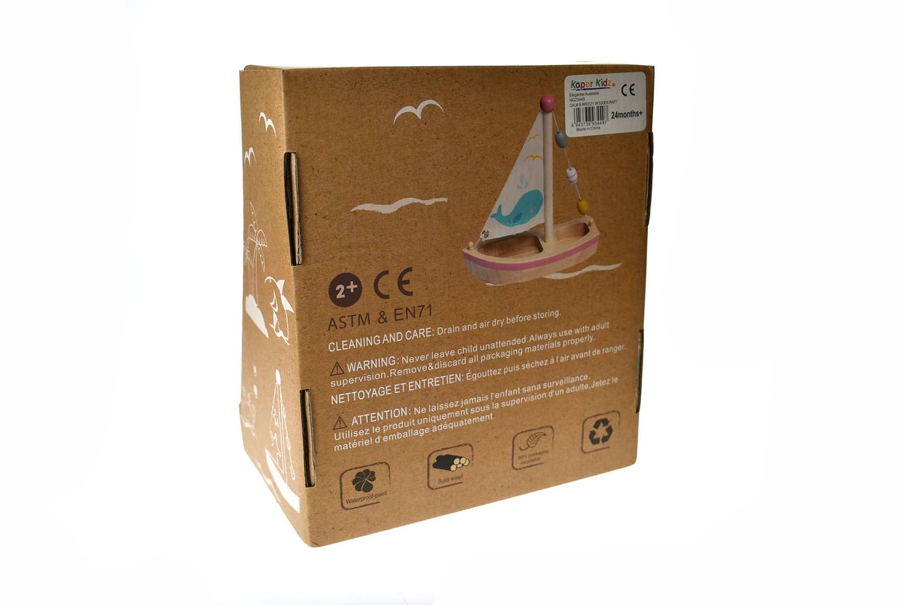 toys for infant Calm & Breezy Wooden Raft