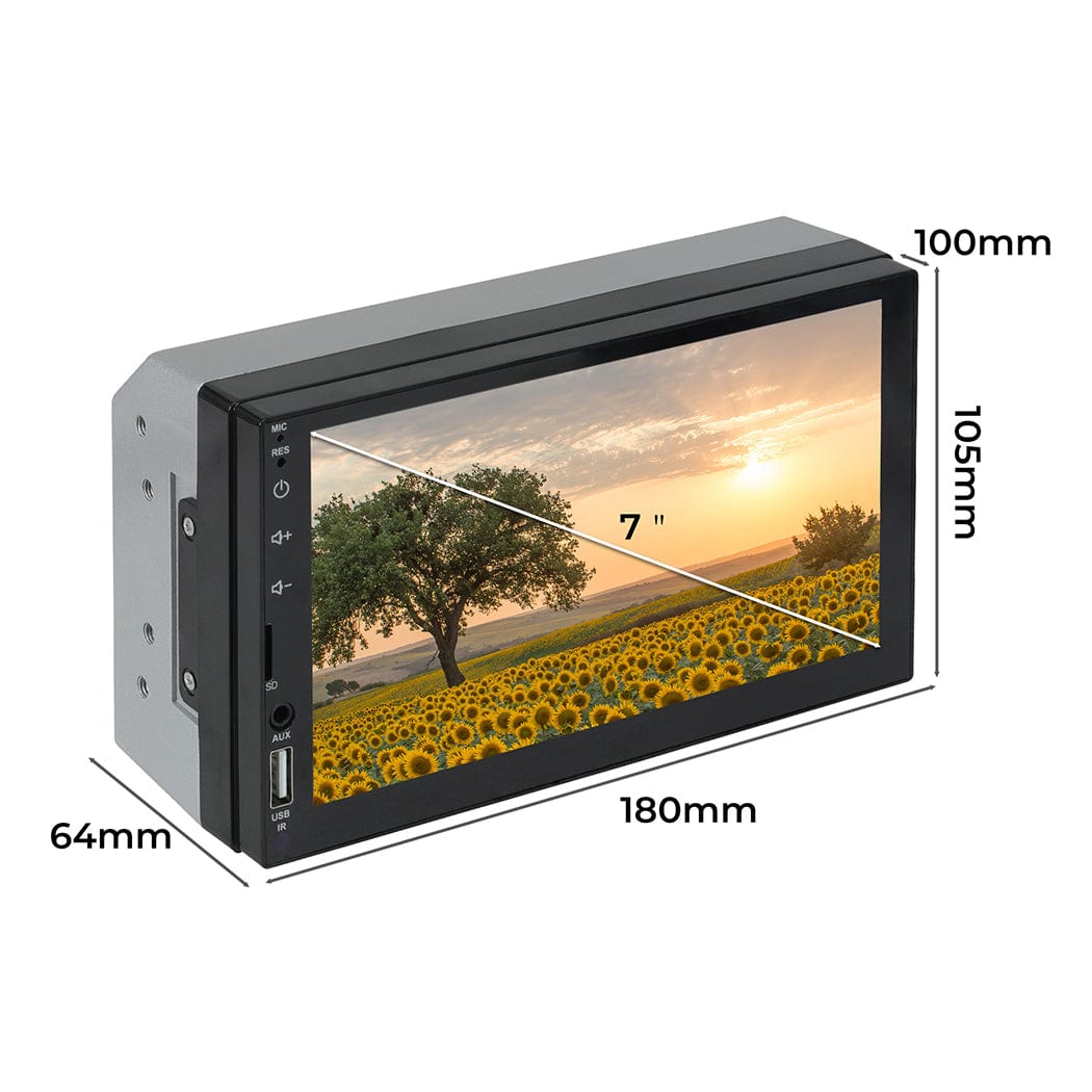 Car Stereo Double 2 Din Head Unit Carplay Android Player Bluetooth Carmera