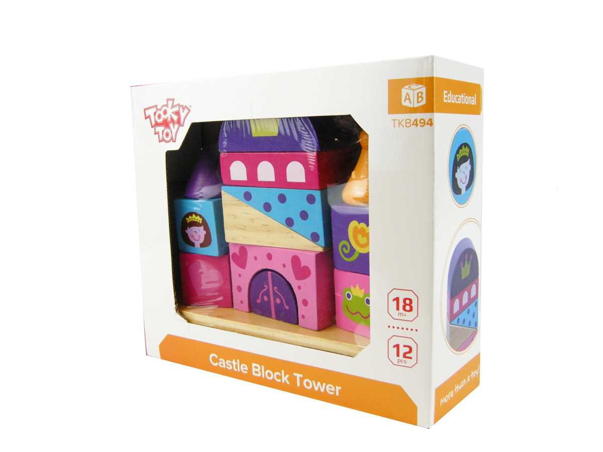 toys for infant Castle Block Tower