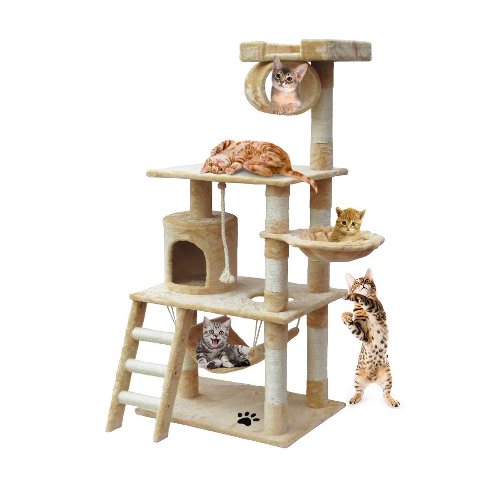 pet products Cat Scratching Perch Post Tree Gym House Condo Furniture Scratcher