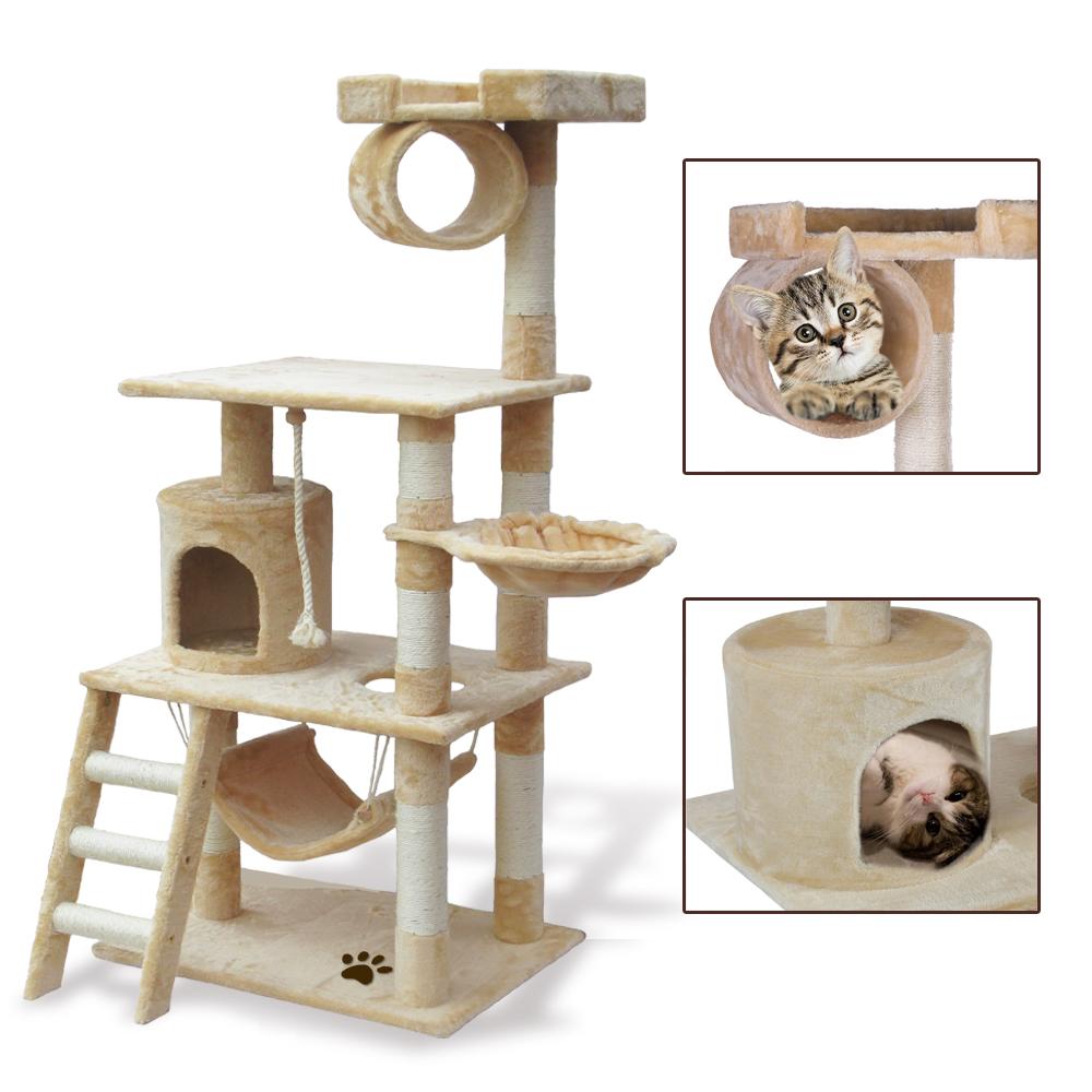 pet products Cat Scratching Perch Post Tree Gym House Condo Furniture Scratcher