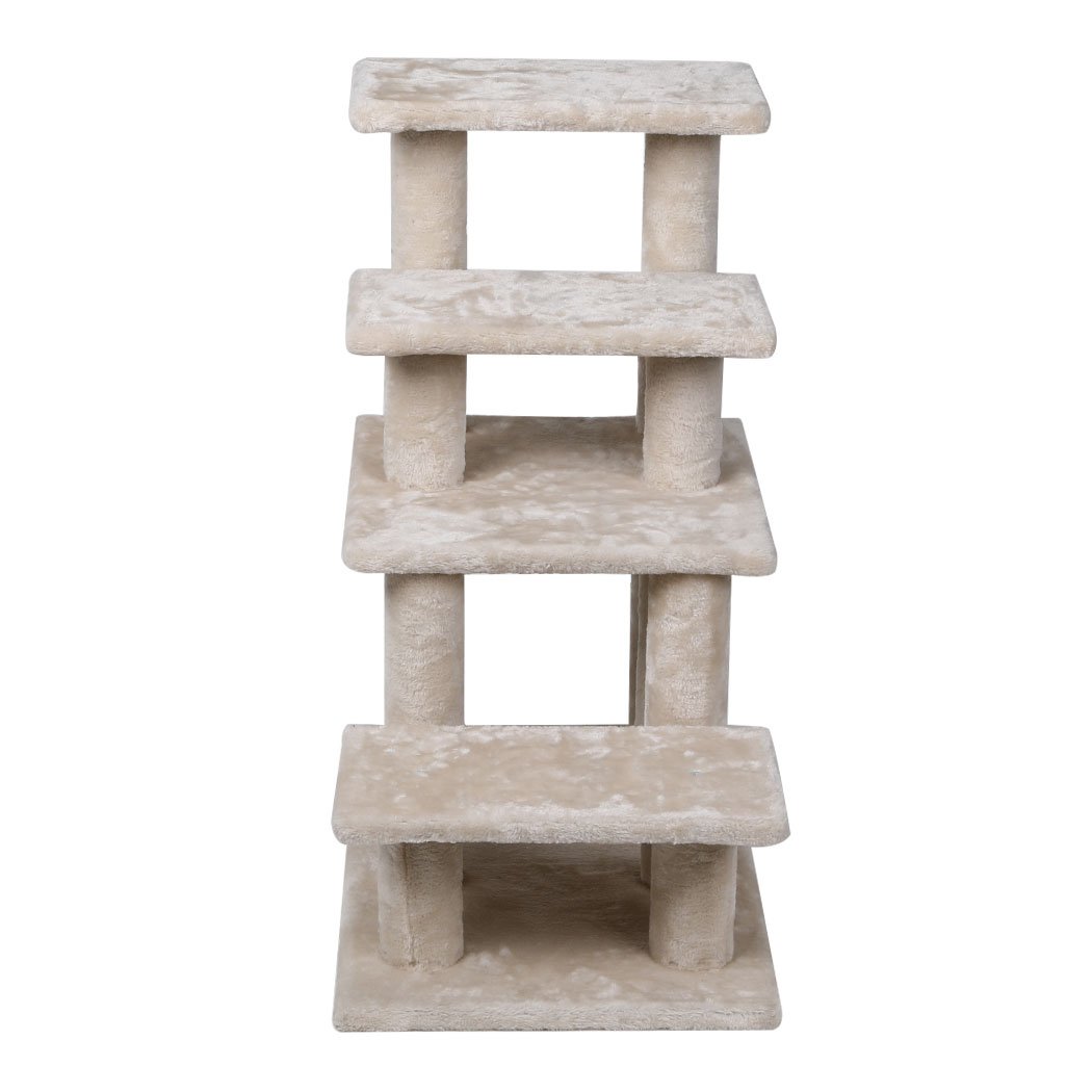 Cat Tree Cat Tree Beastie Scratching Condo Tower Scratcher Climbing Cream