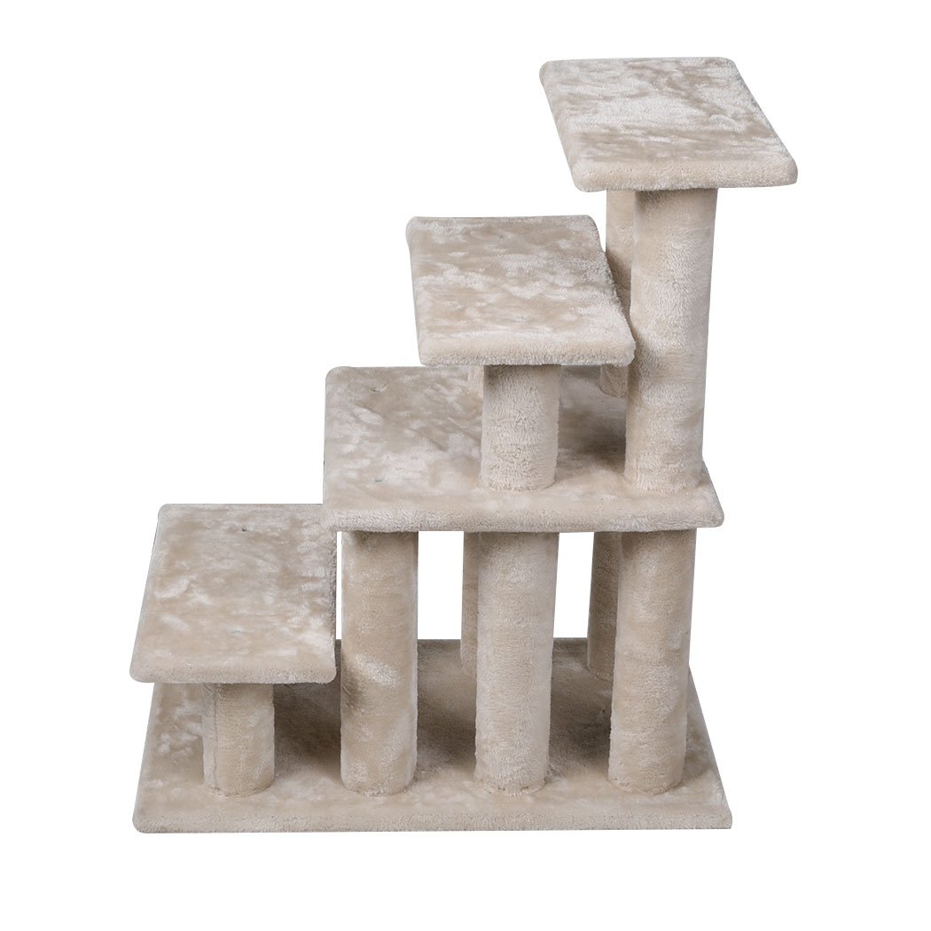 Cat Tree Cat Tree Beastie Scratching Condo Tower Scratcher Climbing Cream