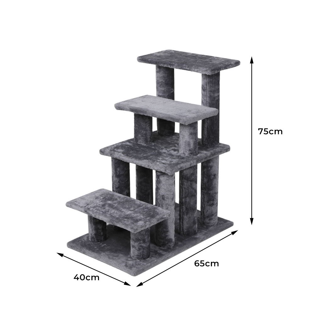 Cat Tree Cat Tree Beastie Scratching Condo Tower Scratcher Climbing Grey