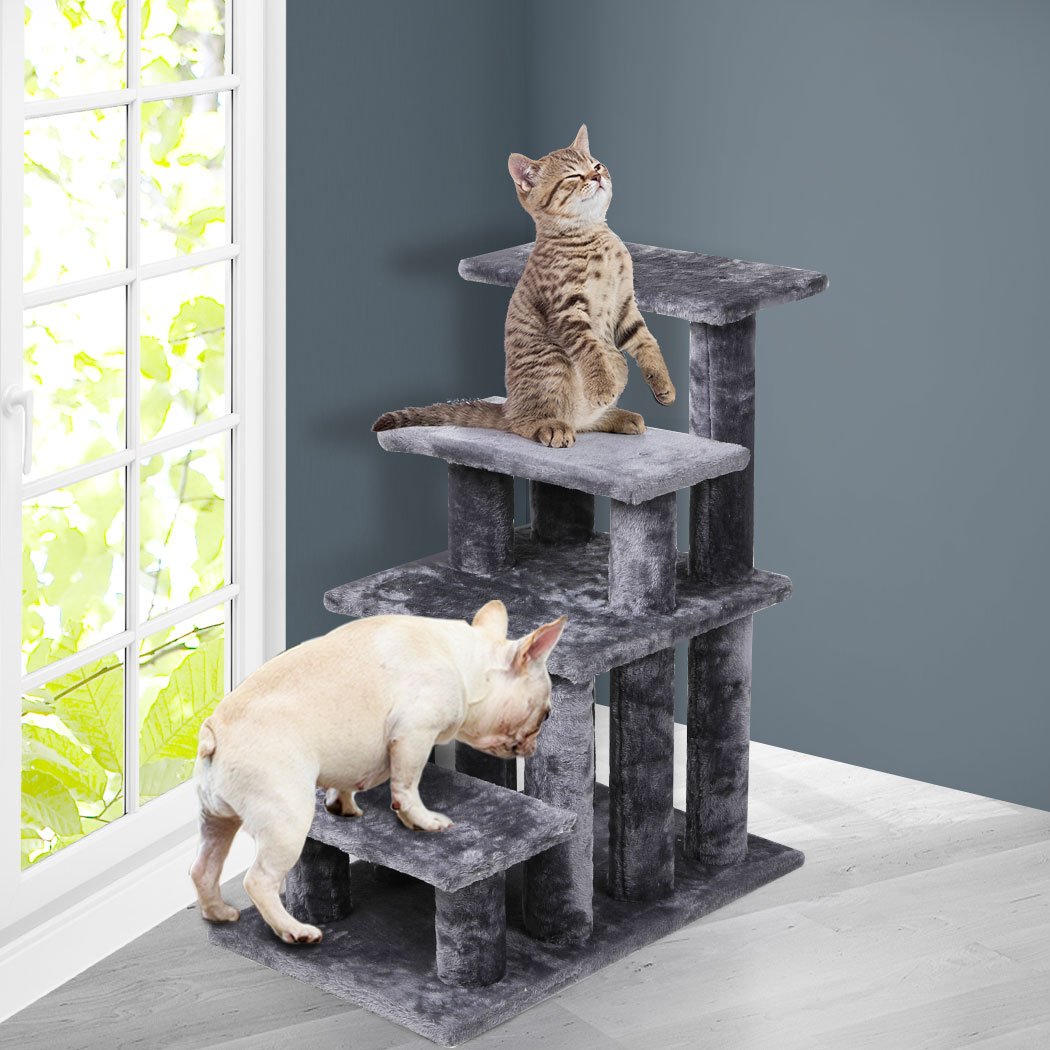 Cat Tree Cat Tree Beastie Scratching Condo Tower Scratcher Climbing Grey