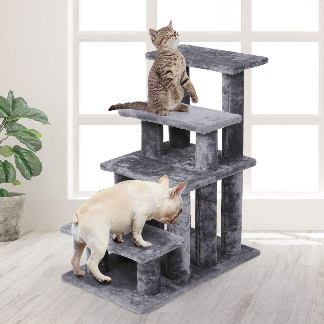 Cat Tree Cat Tree Beastie Scratching Condo Tower Scratcher Climbing Grey