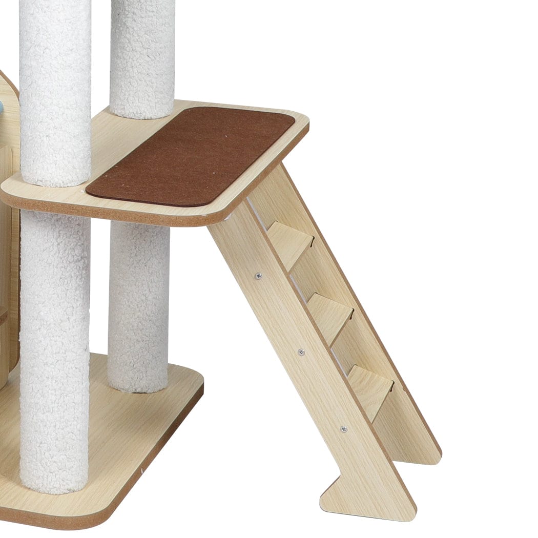 Cat Tree Scratching Post Scratcher Cats Tower Wood Condo Toys House 168cm