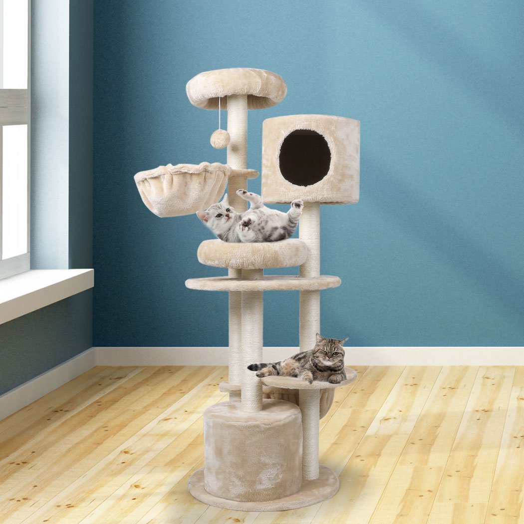 Cat Tree Cat Tree Tower Condo House Post Scratching Furniture Play Pet Activity Kitty Bed