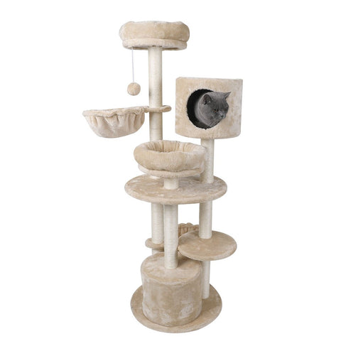 Cat Tree Cat Tree Tower Condo House Post Scratching Furniture Play Pet Activity Kitty Bed