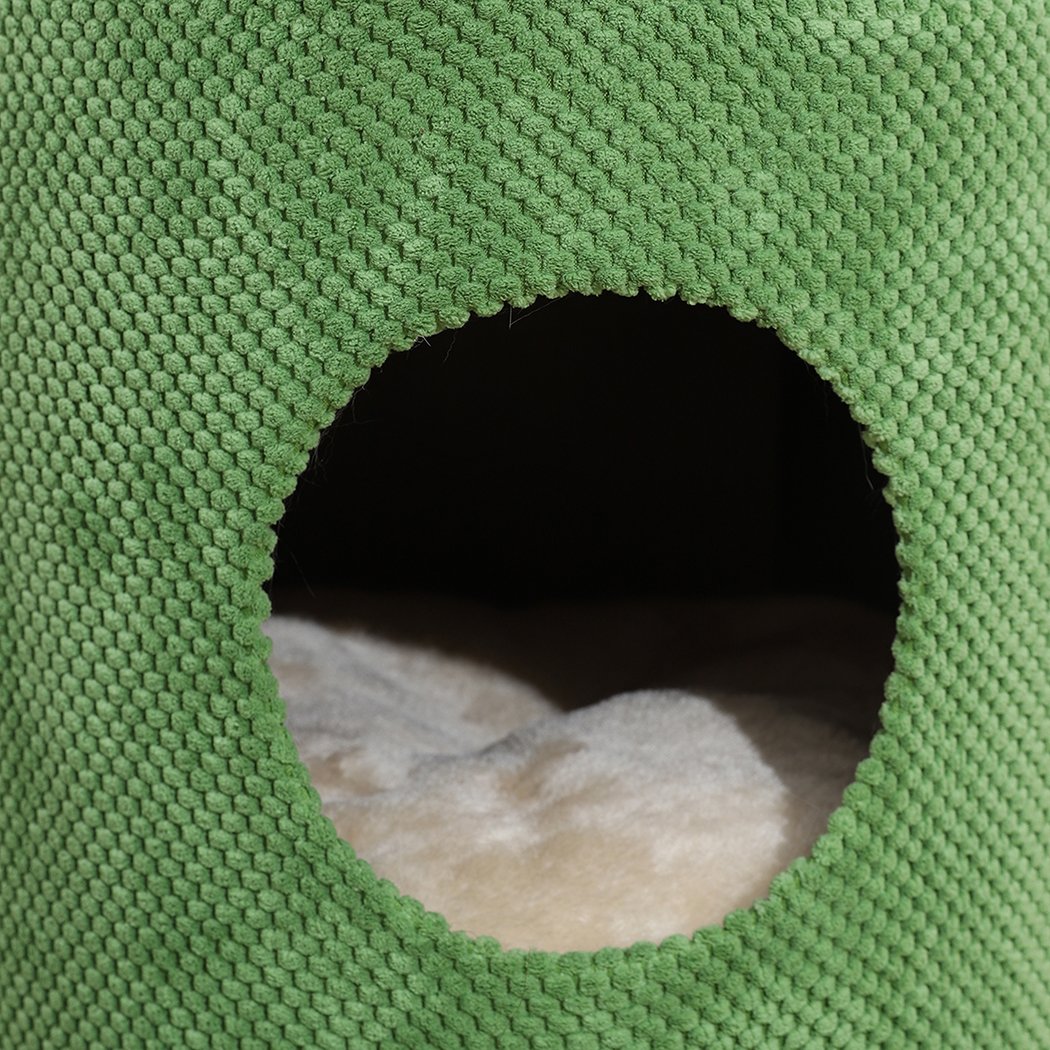 Cat Tree Cat Tree Tower Play Pet Activity Kitty Bed-Green