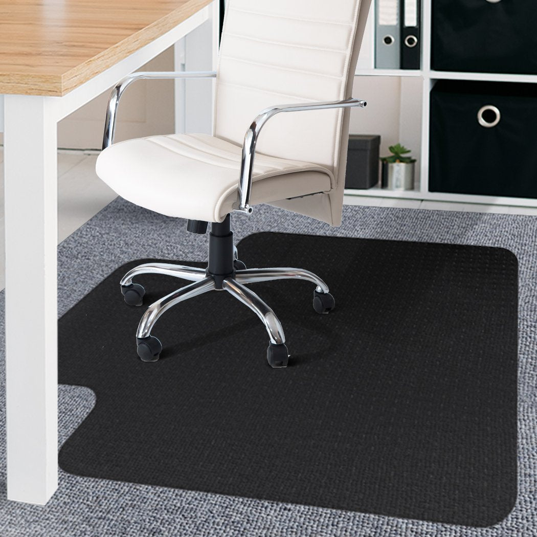 office & study Chair Mat Carpet Hard Floor Protectors Black