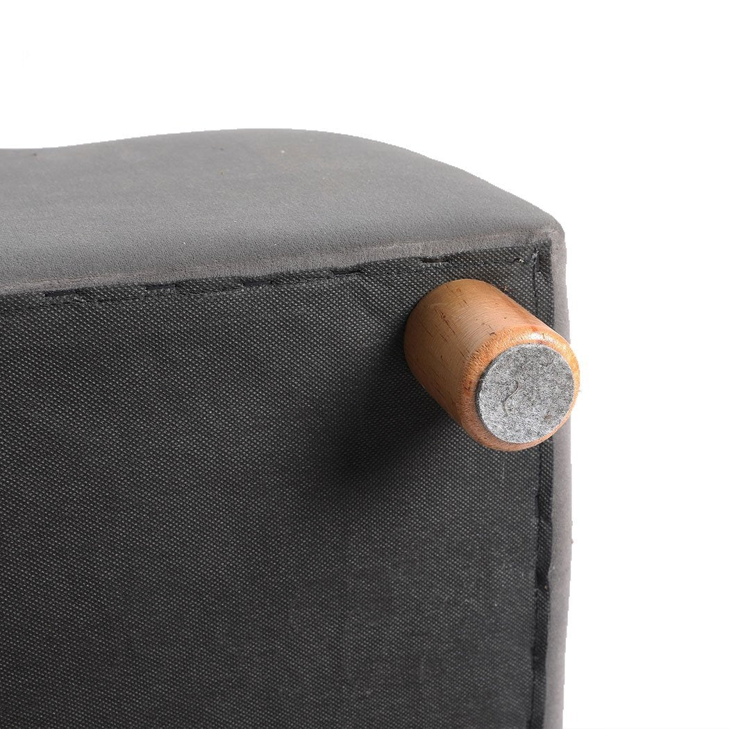 Beds Chaise Lounge Non-slip feet pads Pet Sofa Soft Grey