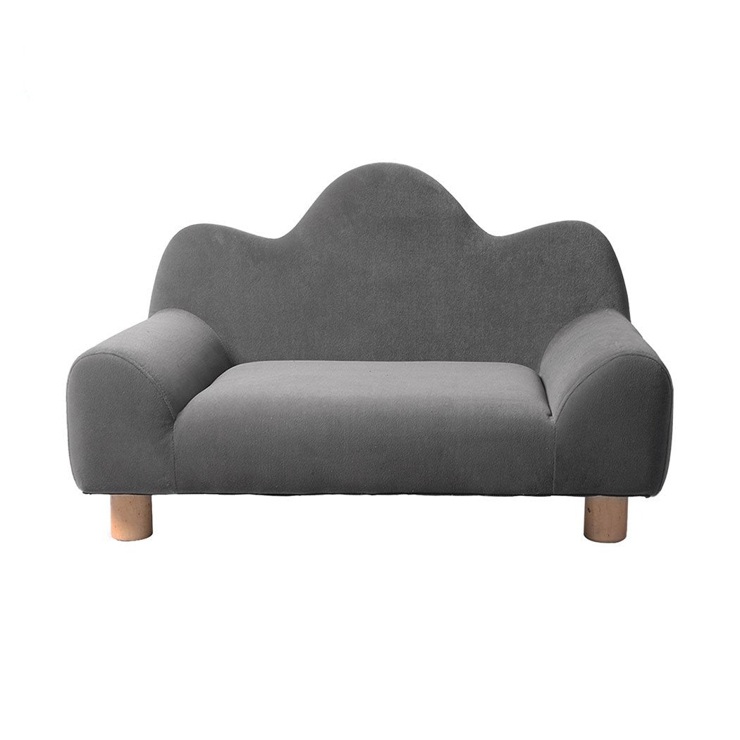 Beds Chaise Lounge Non-slip feet pads Pet Sofa Soft Grey
