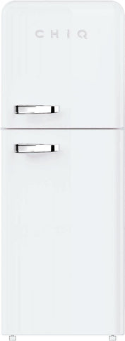 Chiq 202l retro top mount fridge (white)