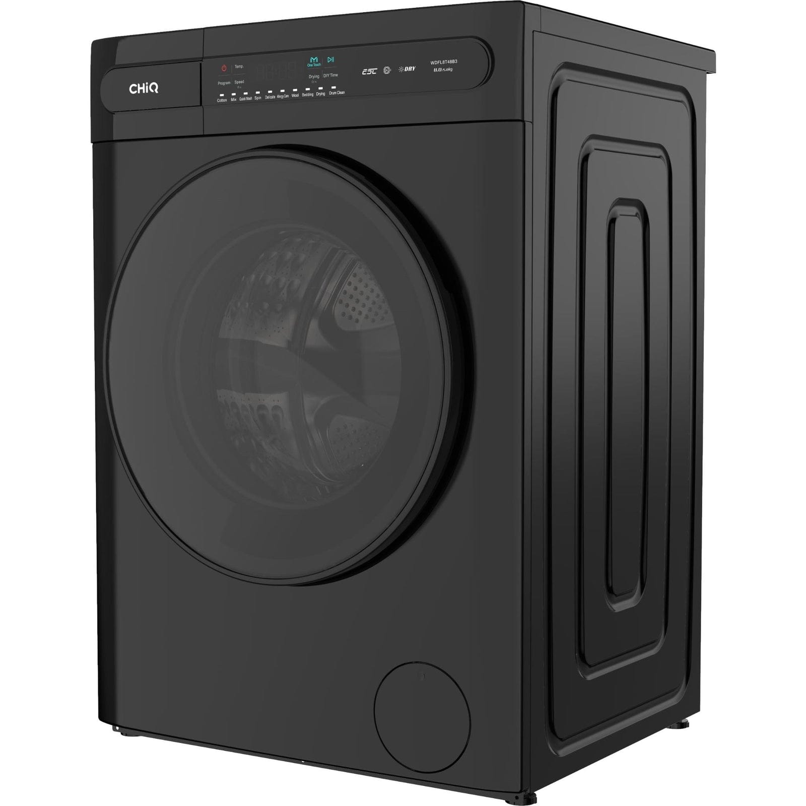 CHiQ 8kg/5kg Front Load Washer Dryer Combo (Black)