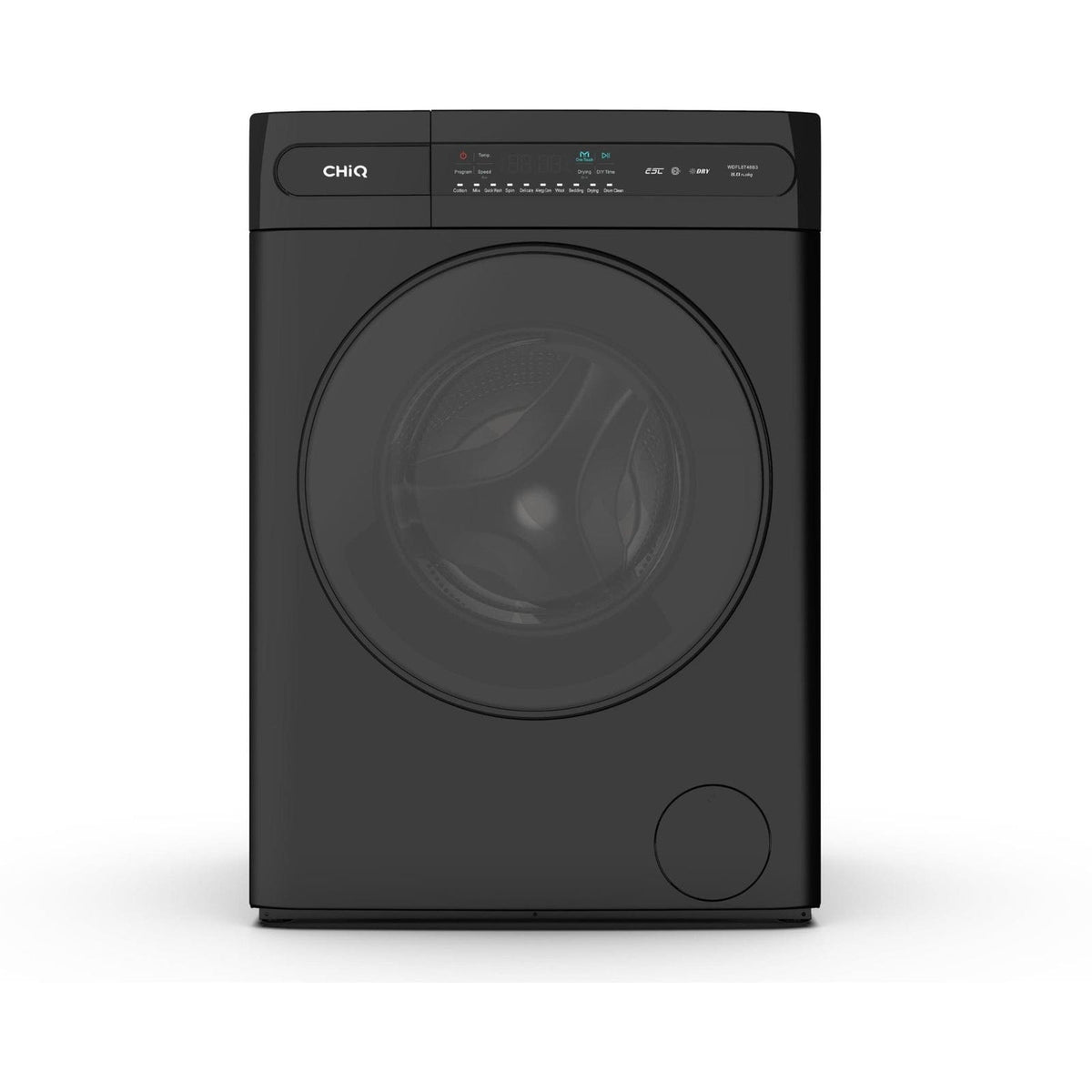 CHiQ 8kg/5kg Front Load Washer Dryer Combo (Black) Simple deals