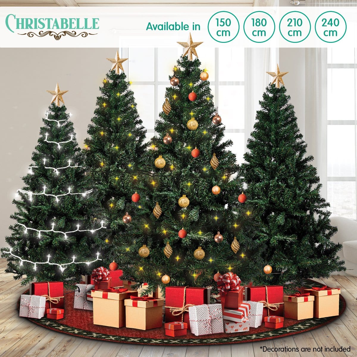 Christabelle Green Artificial Christmas Tree 1.8M - 850 Tips