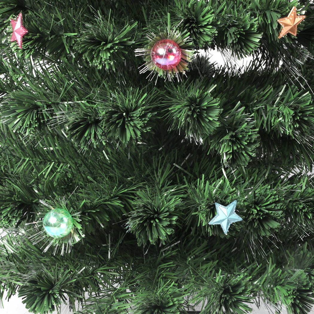Christmas Christmas Tree 1.5M 5Ft Xmas Decorations Fibre Optic Multicolour Lights