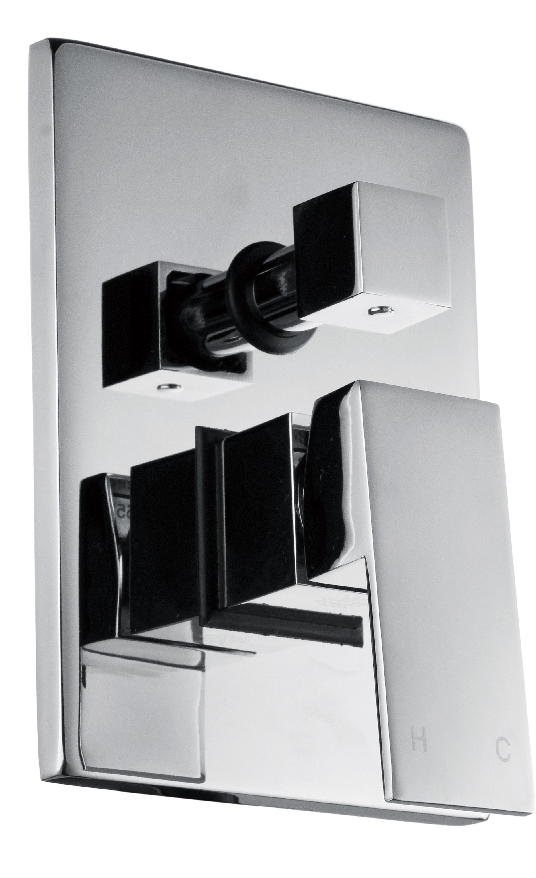 Bathroom Accessories Chrome Bathroom Shower Wall Mixer Diverter