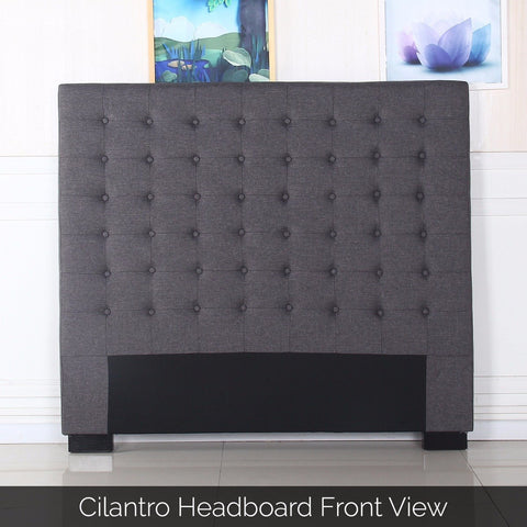Bedroom Cilantro Double Charcoal Headboard