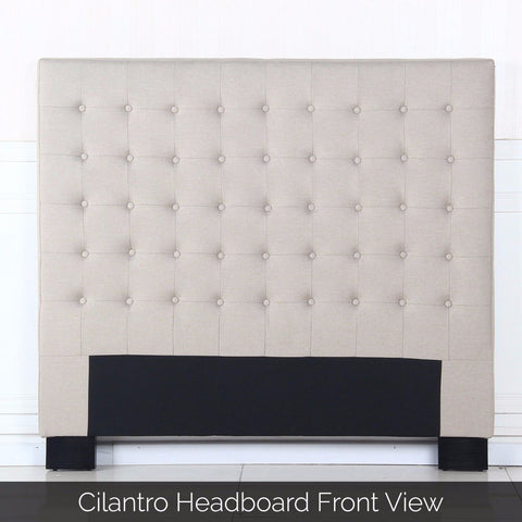 Bedroom Cilantro Queen Beige Headboard